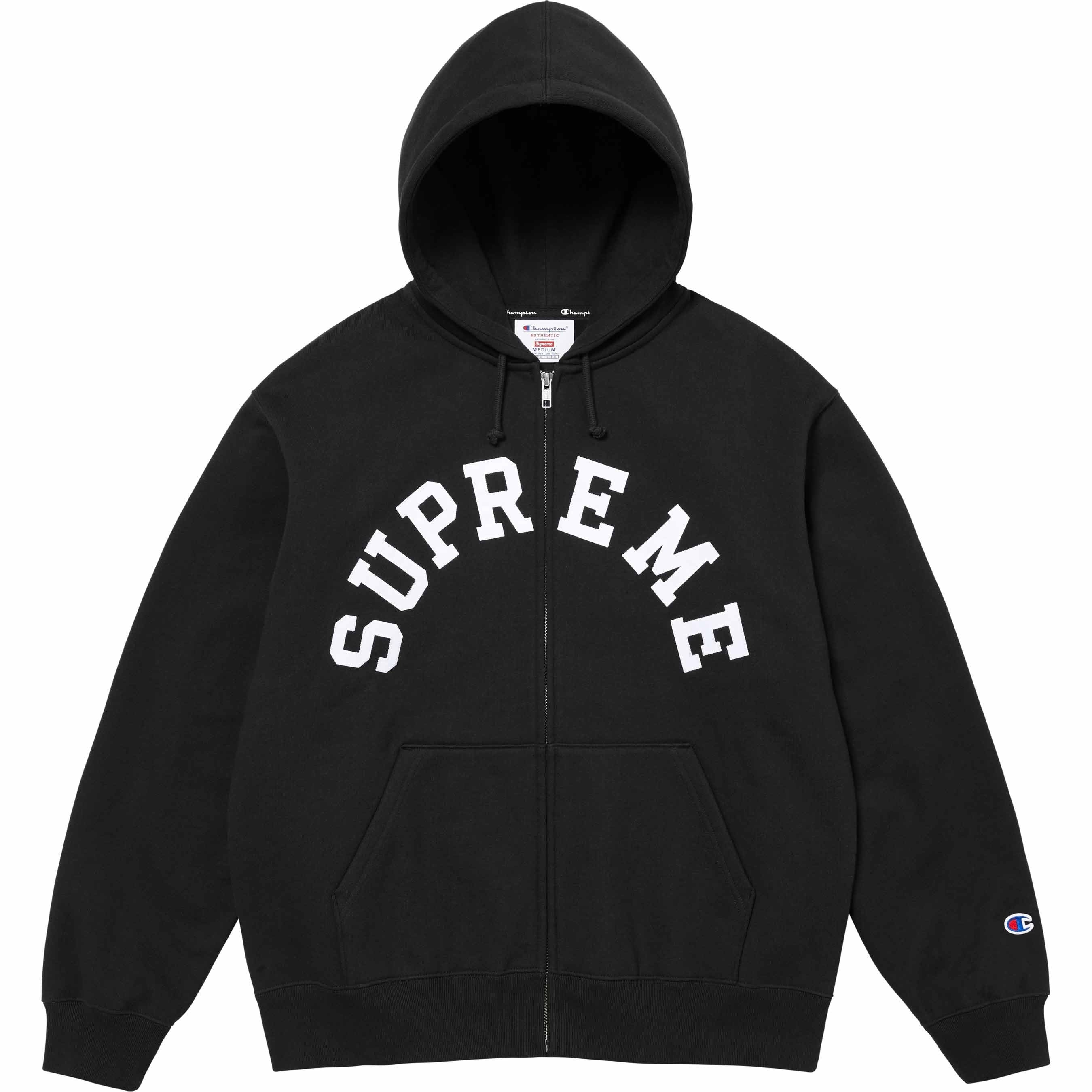 Supreme®/Champion® Zip Up Hooded Sweatshirt view 5